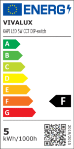 LED луна KAPI LED ∙ 5W ∙ CCT-switch ∙ 3000K-4000K-6400K ∙ IP54 - Image 8